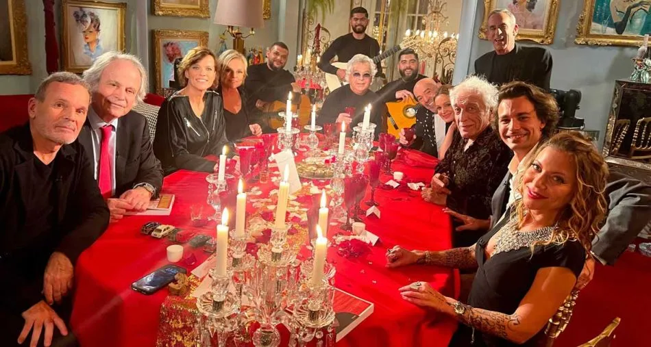 Les invités à la table de Thierry Ardisson au 214 rue de Rivoli