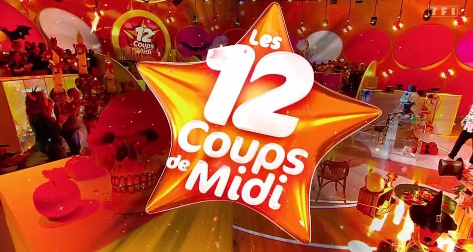 Le logo des 12 coups de midi aux couleurs d’Halloween