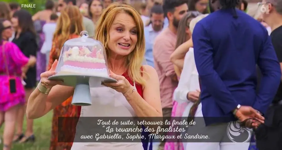 Julia après l’annonce de sa victoire dans Le Meilleur Pâtissier sur M6