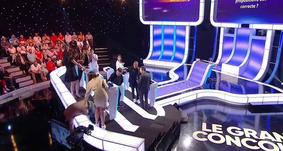 Arthur chute sur la plateau du Grand Concours