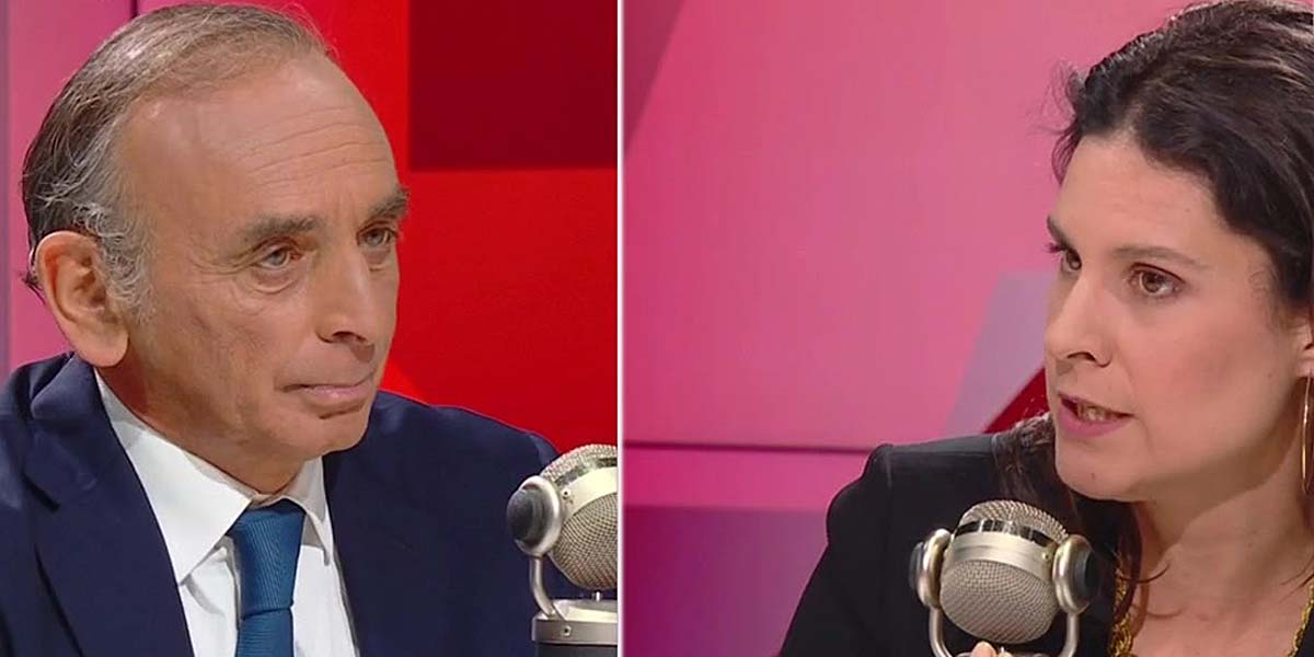 Éric Zemmour rembarré par Apolline de Malherbe sur BFMTV