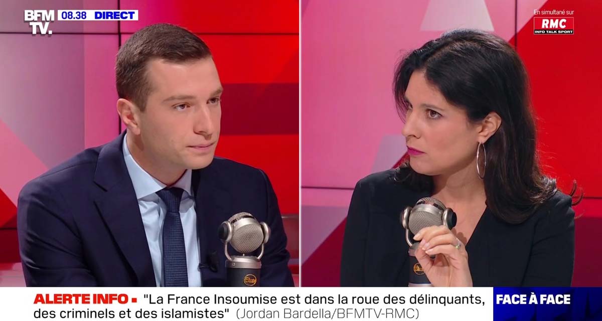 Malaise entre Apolline de Malherbe et Jordan Bardella, il la rembarre en direct sur BFMTV