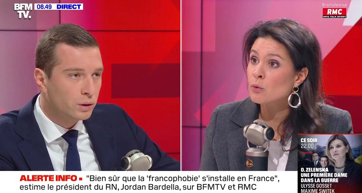 BFMTV : Apolline de Malherbe détestable avec Jordan Bardella ? Il accuse la journaliste en direct