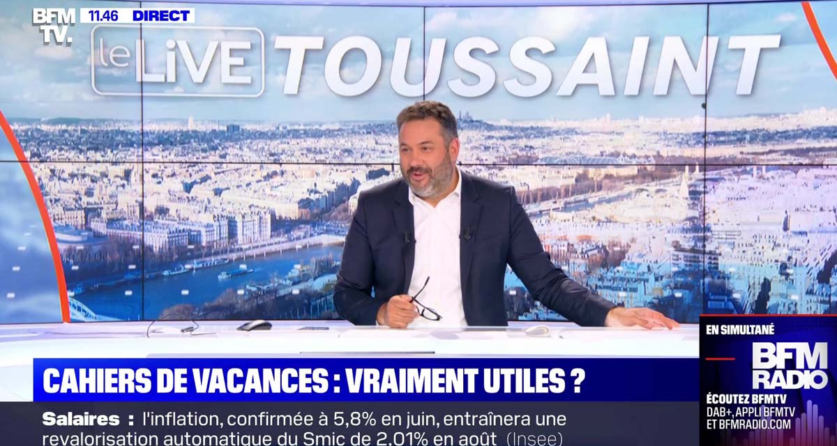 BFMTV : Bruce Toussaint s’en va, son message d’au revoir aux téléspectateurs