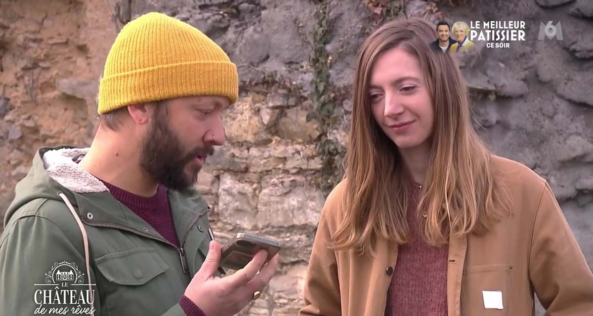 Le château de mes rêves : l’appel à l’aide de Charlie et Julien, Sophie et Michaël dos au mur sur M6