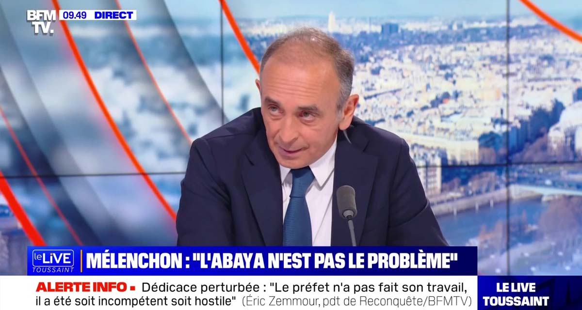 « Ils me pourrissent la vie ! » Éric Zemmour harcelé, cette accusation qui provoque un scandale sur BFMTV