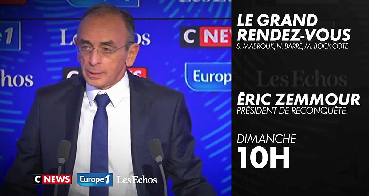 CNews : Eric Zemmour déstabilisé par Sonia Mabrouk avant un nouveau record d’audience ? 