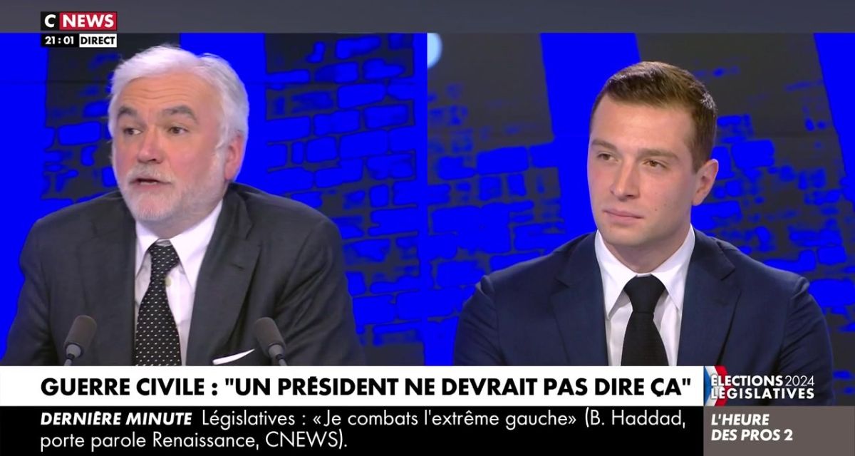 Jordan Bardella : coup de tonnerre avec Pascal Praud sur CNews