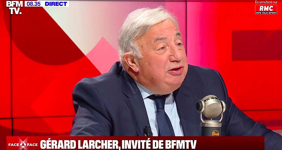 Gérard Larcher s’écroule en direct