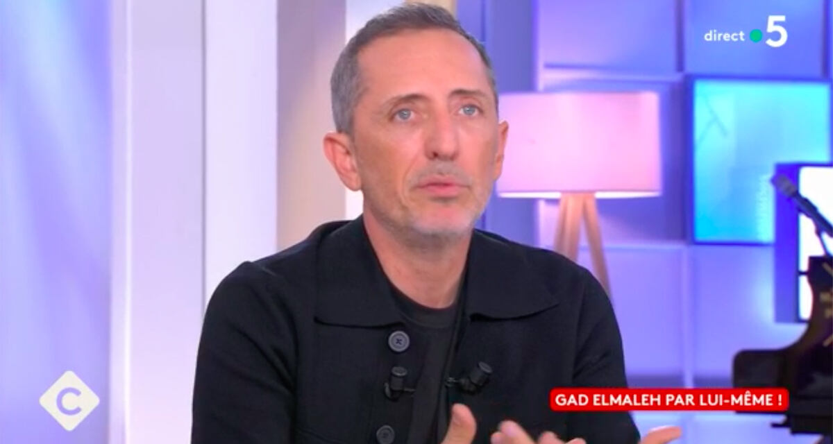 C à vous : “vous étiez amoureux ? “ Gad Elmaleh, décontenancé par la question d’un chroniqueur