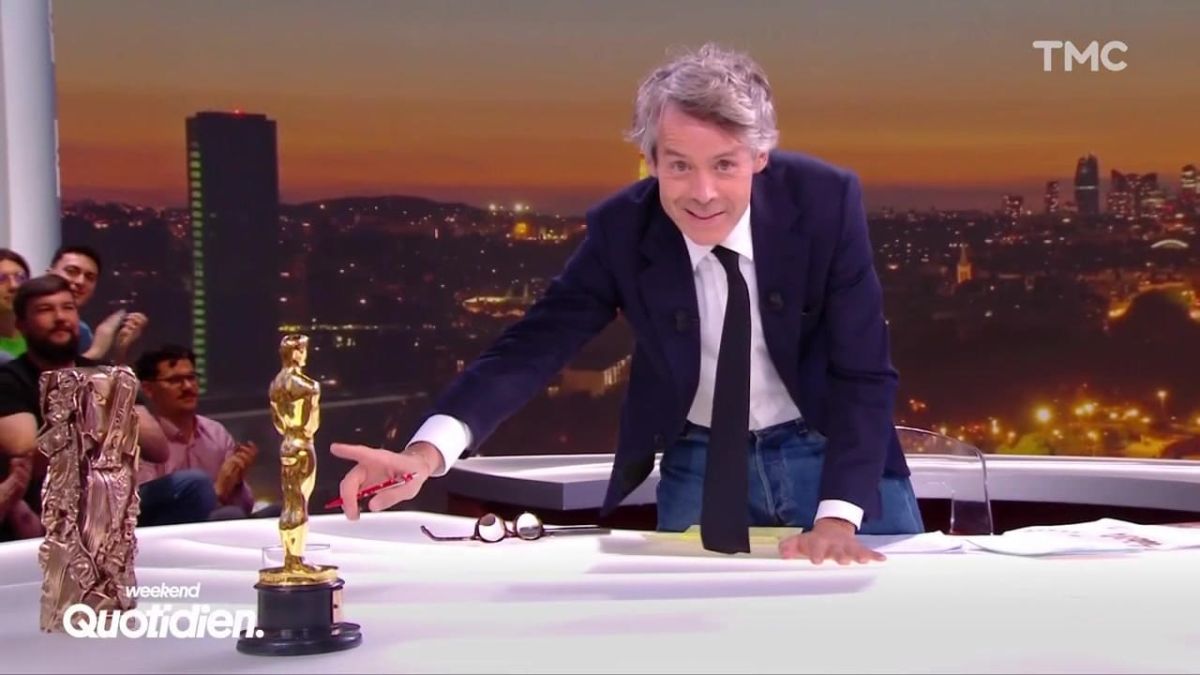 Quotidien : Anne Depétrini, Ambre Chalumeau... Face à l’Oscar de Justine Triet, les chroniqueurs de Yann Barthès ne résistent pas...