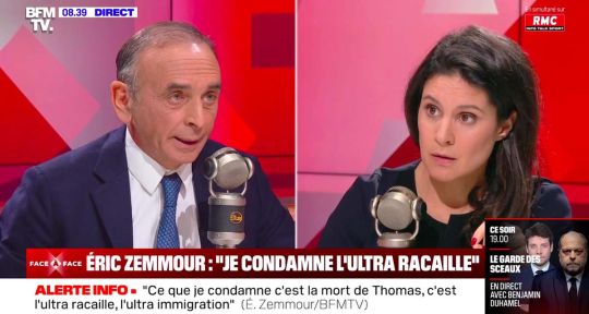 Eric Zemmour rembarre Apolline de Malherbe “Je ne répondrai plus à vos questions !”