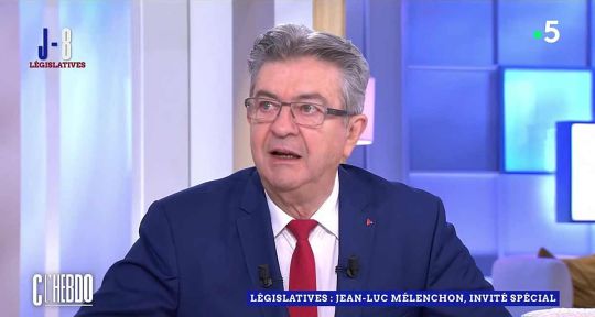 Jean-Luc Mélenchon « Arrêtez vos embrouilles ! Baissez d’un ton » Il pète les plombs sur France 5