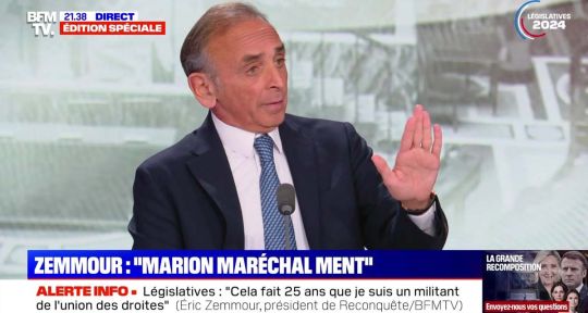 Éric Zemmour annonce la fin sur BFMTV et ça va vous surprendre