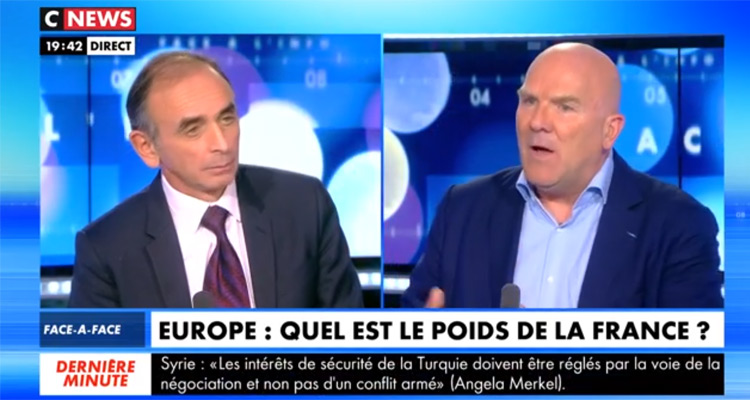 Face à l’info (CNews) : Eric Zemmour double BFMTV en audience, LCI revoit sa stratégie 