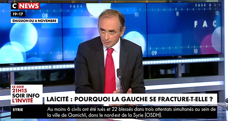 Face à l’info (bilan d’audience) : Christine Kelly et Eric Zemmour font toujours frémir CNews