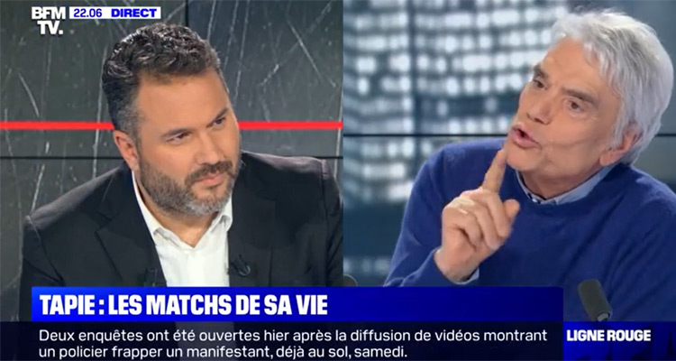 Bernard Tapie sur BFMTV : quelle audience pour son coup de gueule contre Bruce Toussaint ?