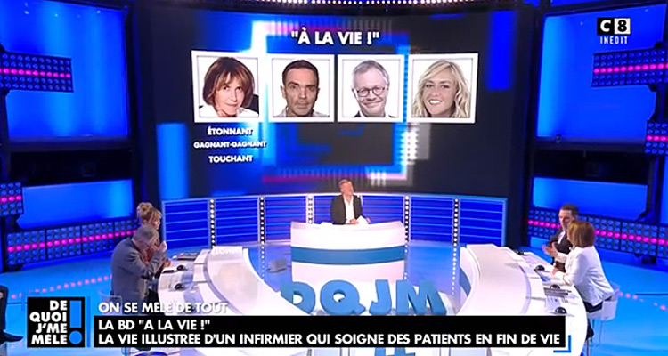 De quoi j’me mêle (audiences TV) : Eric Naulleau rassure un peu C8, Yann Moix et Enora Malagré restent à un bas niveau