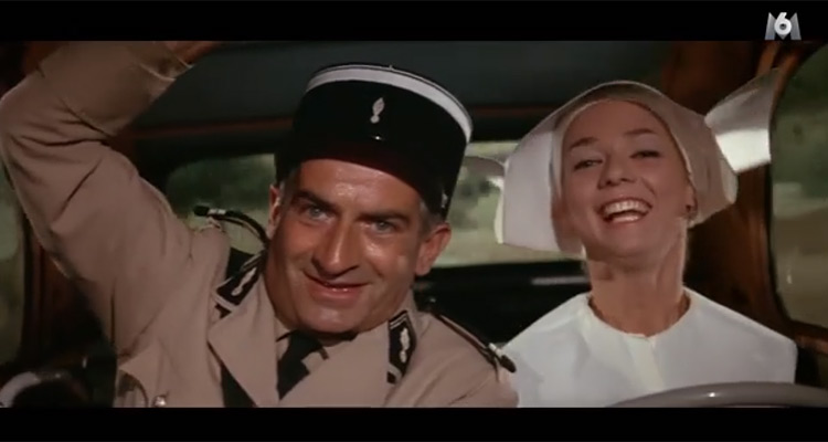 Le Gendarme de Saint-Tropez / Le Gendarme et les Extra-terrestres : Louis de Funès met Patron Incognito à la porte de M6