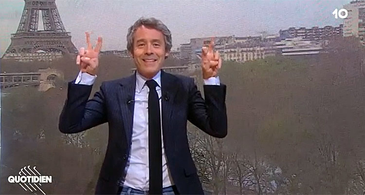 Quotidien : Yann Barthès s’invite dans C à vous, quelle audience pour son retour sur TMC ?