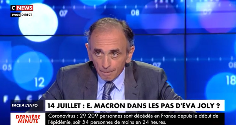 Face à l’info : Eric Zemmour furieux, Christine Kelly préserve son audience