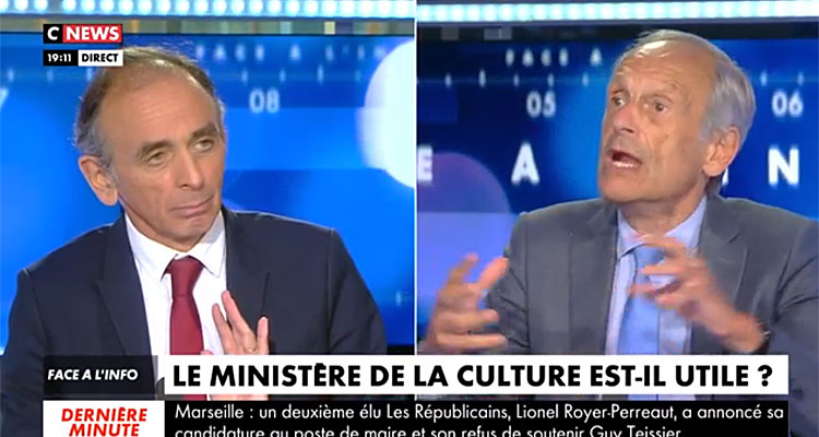 Face à l’info : Eric Zemmour absent, Christine Kelly continue sur CNews