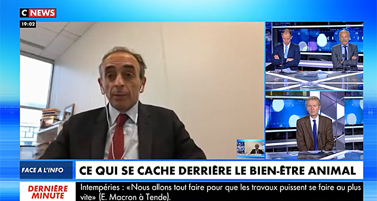 Face à l’info : Eric Zemmour arrêté, Christine Kelly chute