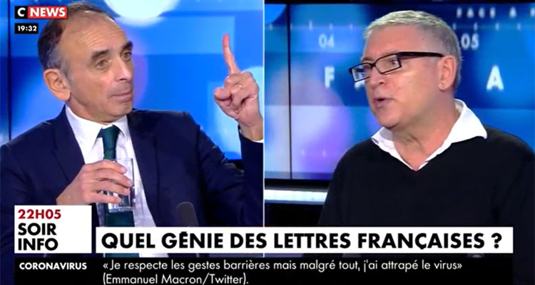 Face à l’info : Eric Zemmour inarrêtable face à Michel Onfray, Christine Kelly pour un dernier face à face