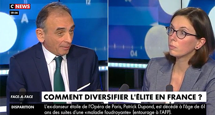 Face à l’info : un déclassement pour Eric Zemmour, Christine Kelly congédie Amélie de Montchalin