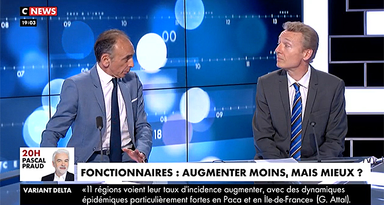 CNews : nouveau rendez-vous pour Eric Zemmour, Face à l’info bientôt à l’arrêt