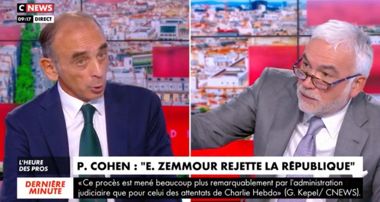 CNews : triomphe pour Pascal Praud, Eric Zemmour exulte, « Je suis là pour choquer ! »