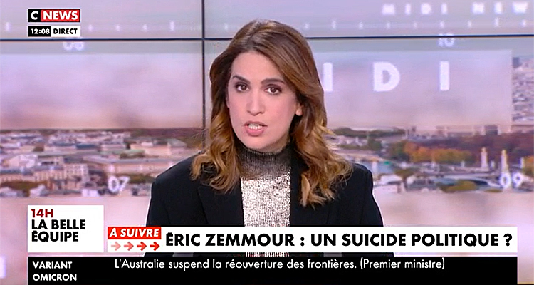 CNews : inquiétudes pour Sonia Mabrouk, un suicide politique pour Eric Zemmour ?