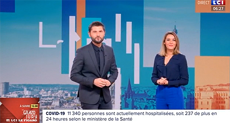 LCI :  rebond d’audience face à CNews et BFMTV avec Beaugrand, Bottet, Rochebin, Gindre... 